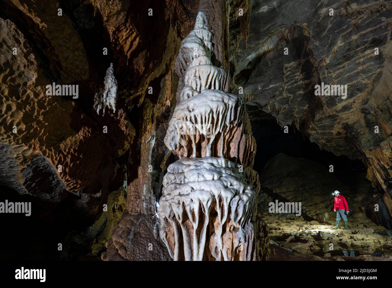 Krizna Jama Cave, Cross Cave, Grahovo, Slovenia. Stock Photo