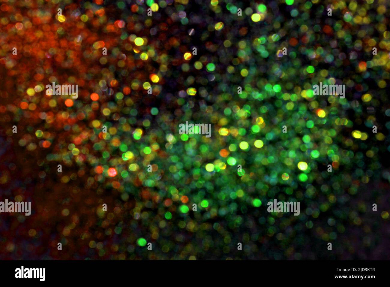 Black History Month concept. Abstract green yellow and red color glitter sparkle background. Space for your text. Flat lay. Stock Photo
