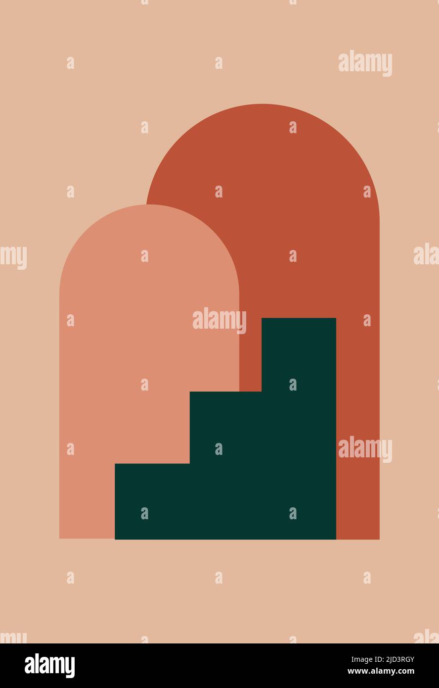 Vector illustration. Abstract design with doodles and various shapes ...