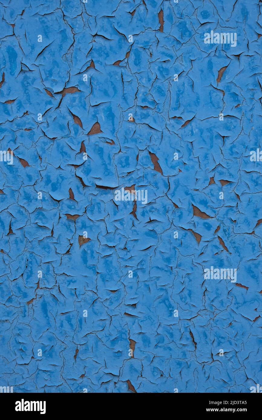 Background and texture wall with old peeling cracking paint Stock Photo
