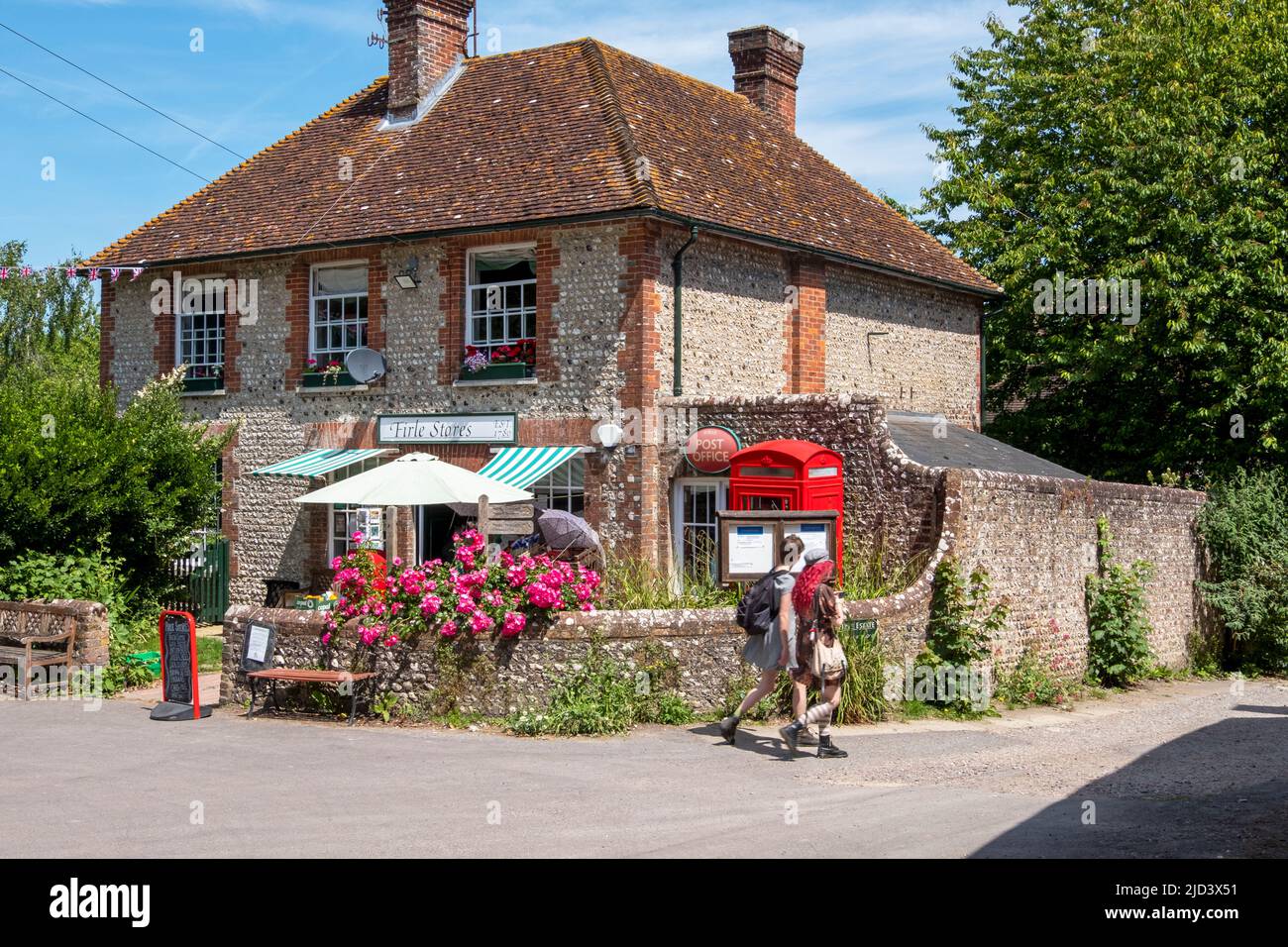 Firle Village Stores, East Sussex, UK Stock Photo
