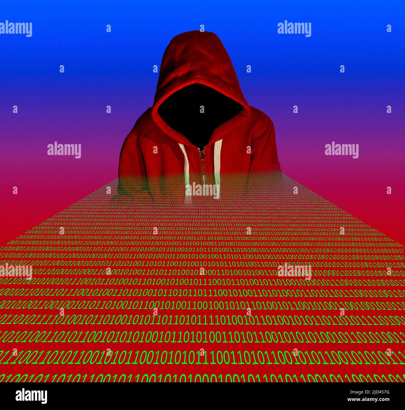 Hacking, illustration Stock Photo