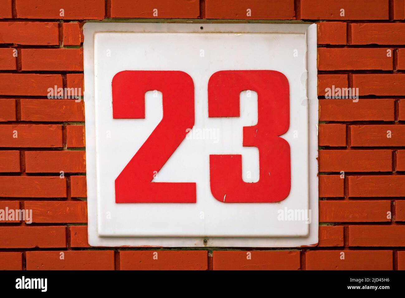 Number 23 on wall hi-res stock photography and images - Alamy