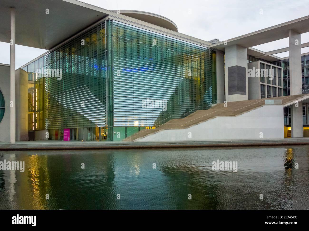 Scenery around the Federal Chancellery in Berlin, the capital and ...