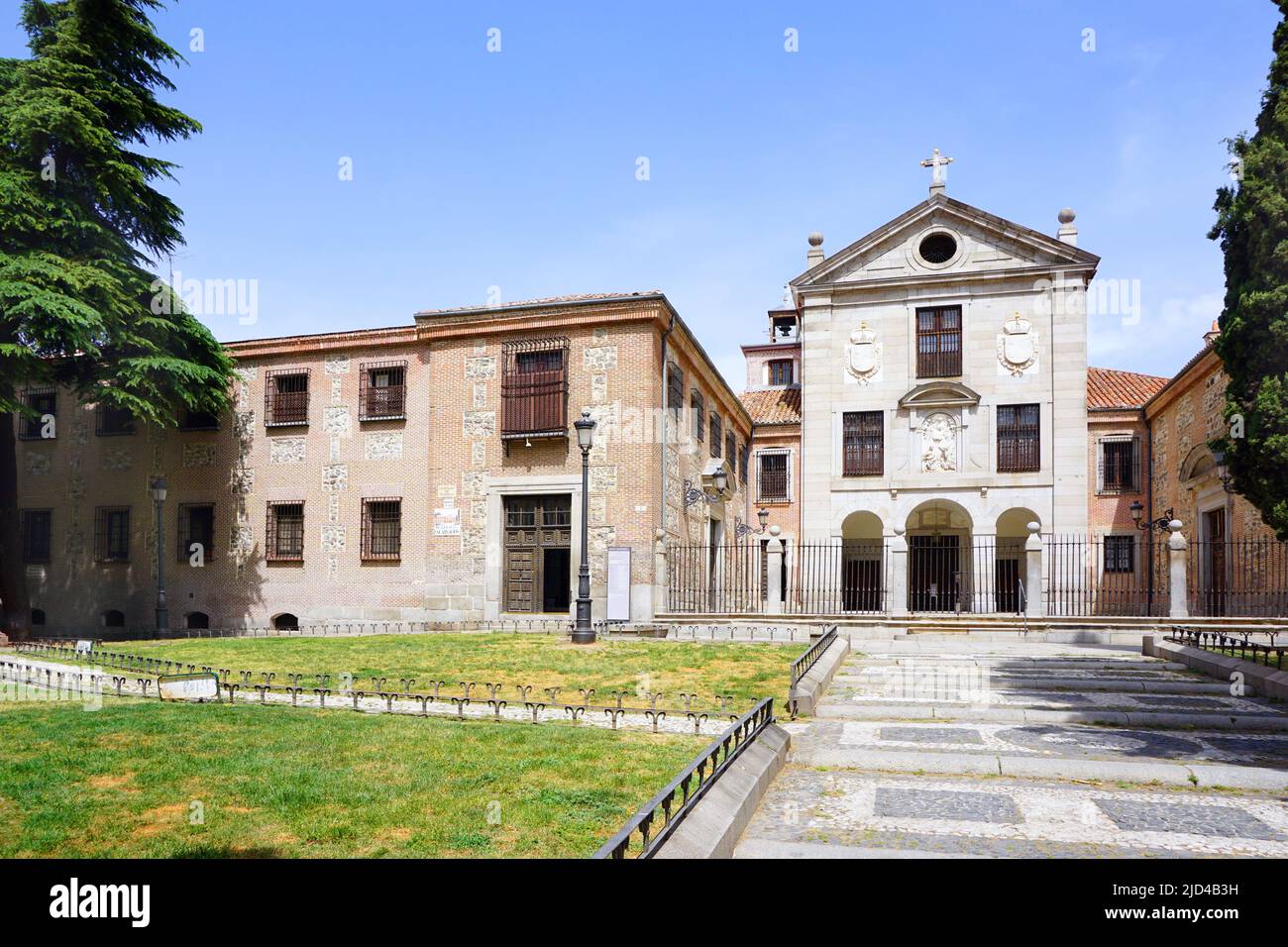 The Real Monasterio de la Encarnación,aka Royal Monastery of the Incarnation.Founded by Queen Margaret of Austria.Monastery of Recollet Augustines,Madrid Spain. Stock Photo