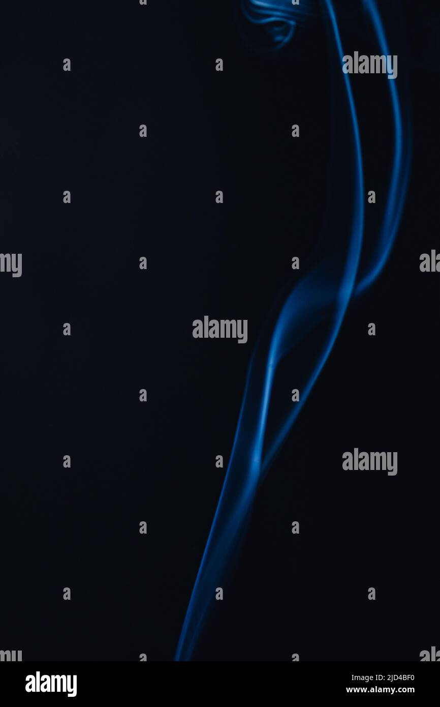 abstract smoke, on a black background Stock Photo