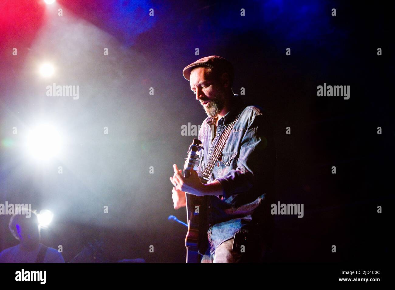 Fink (Fin Greenall) of The Bottletop Band Supergroup performs live on ...