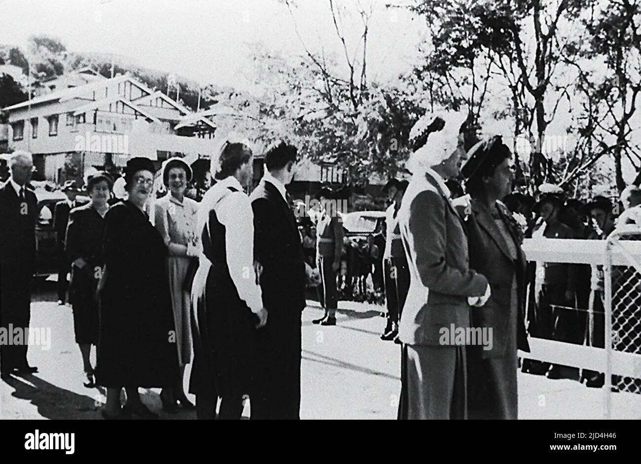 Murwillumbah High School, New South Wales, Australia, visit by the Governor in 1950 Stock Photo