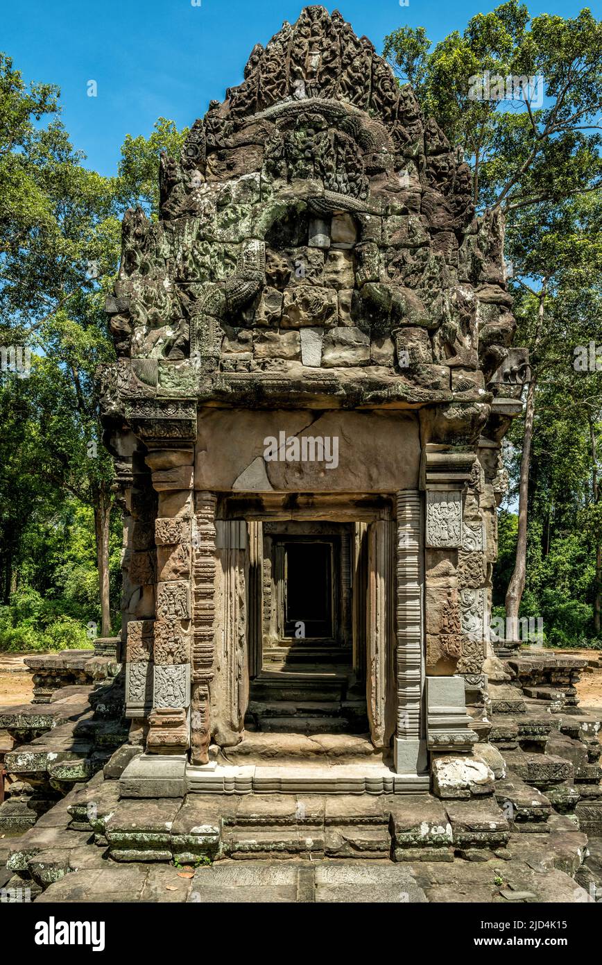 Chau Say Tevoda Temple in Angkor Cambodia Stock Photo