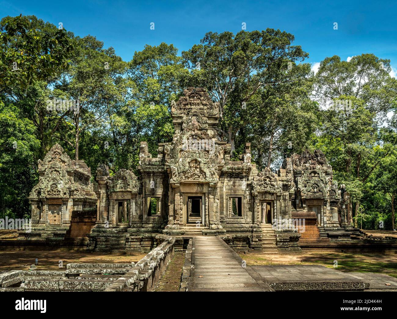 Chau Say Tevoda Temple in Angkor Cambodia Stock Photo