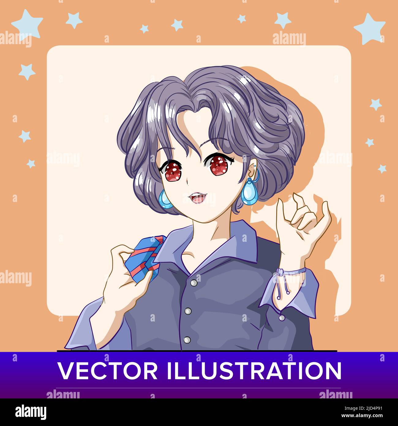 Premium Vector  Boy anime cartoon character