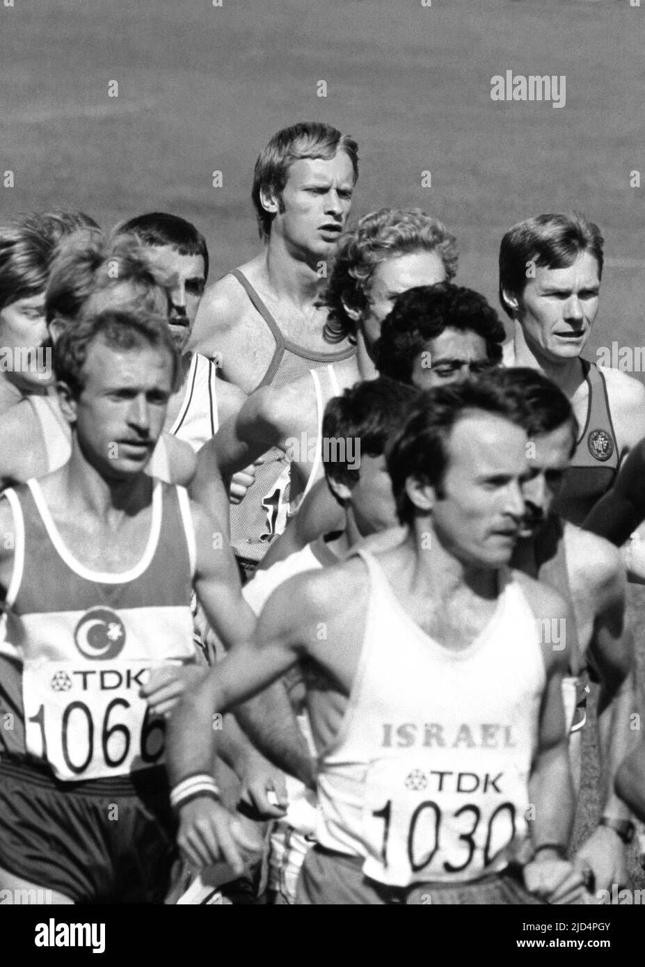 KJELL-ERIK STÅHL Sweden marathon athlete at IAAF World Champion Ship in Helsinki Finland 1983 august Stock Photo