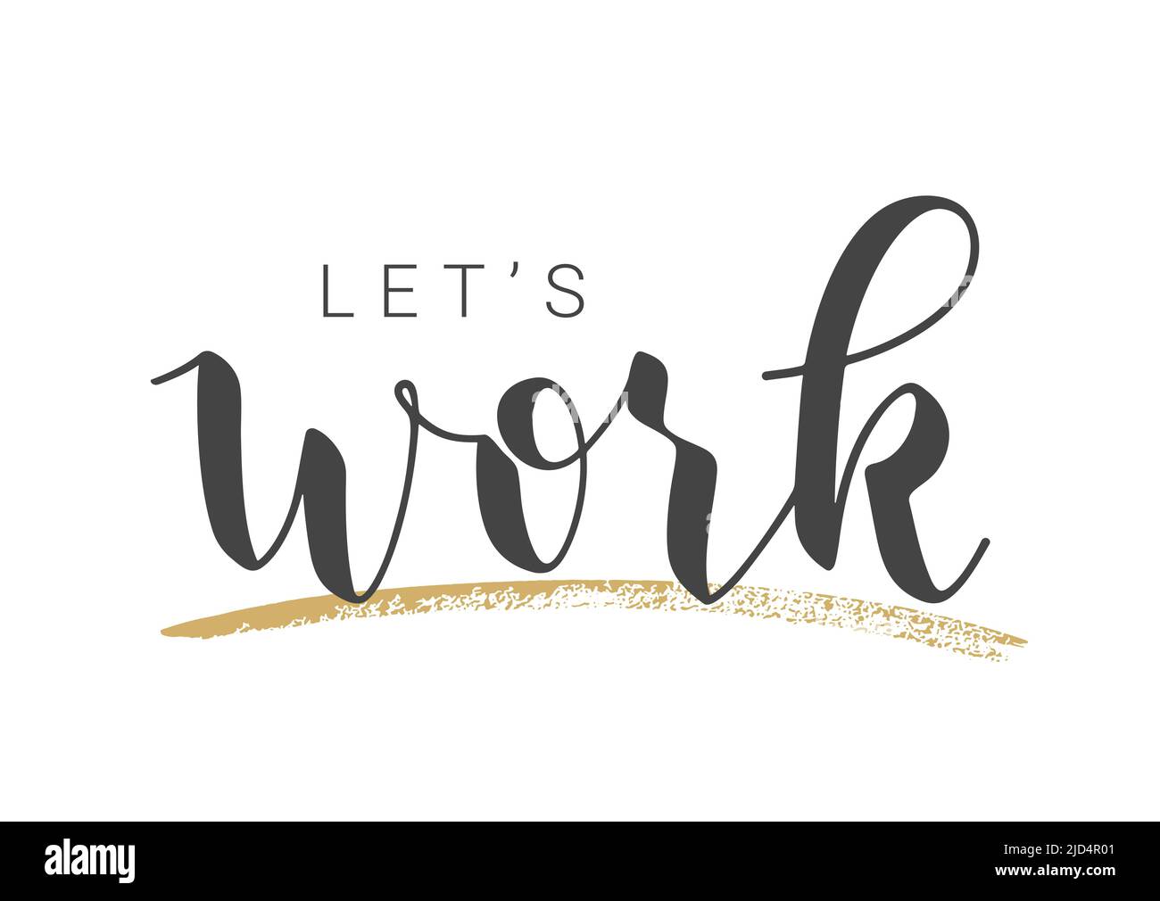 Let Us Work Stock Vector Images Alamy