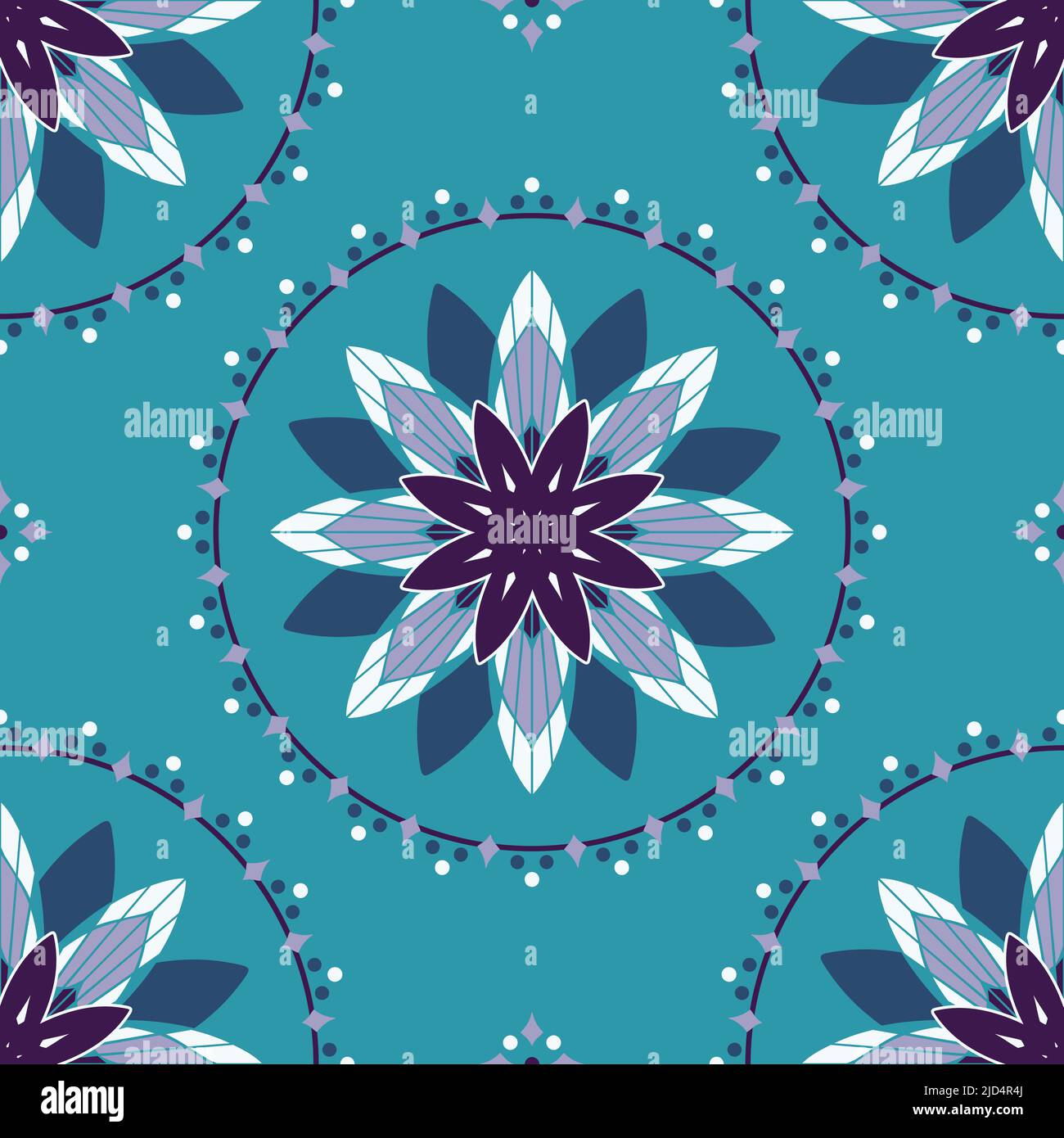 Crystal blue background blossom Stock Vector Images - Alamy