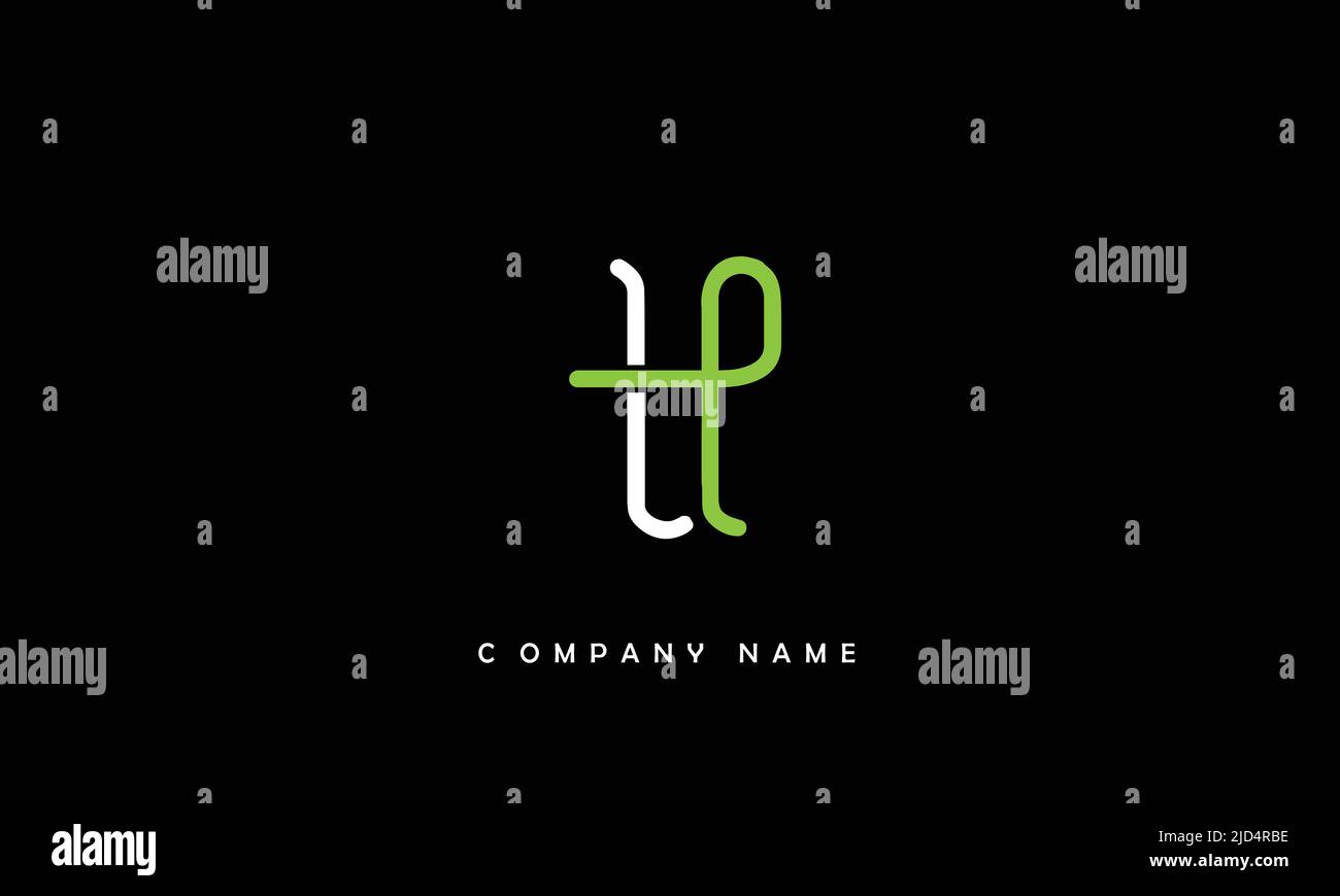 LT, TL Alphabets Letters Logo Monogram Stock Vector