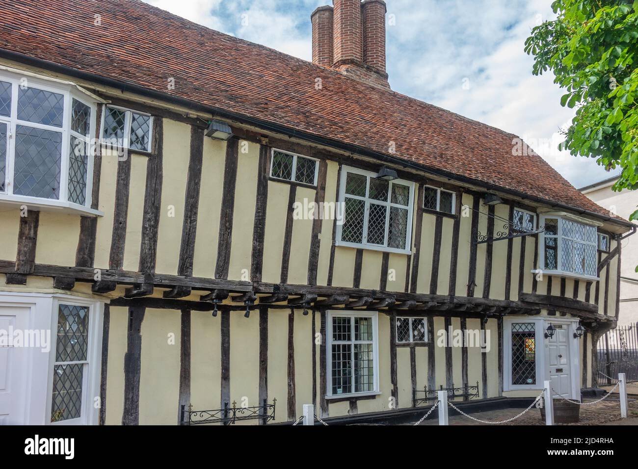 England, Suffolk, Sudbury, Long Melford, Old house Stock Photo