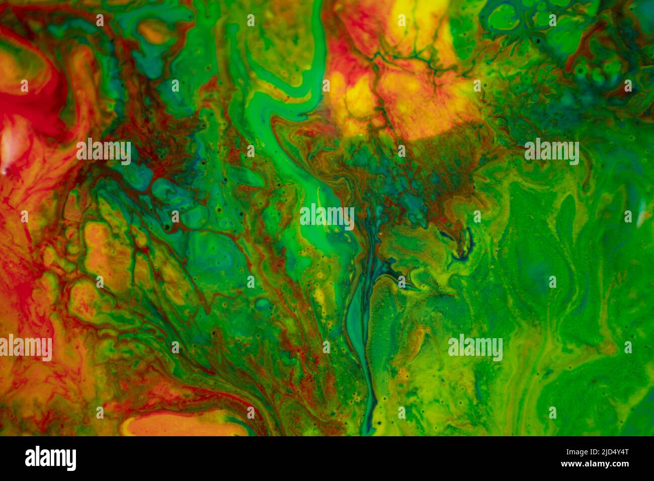 Texture created with mixed acrylic paint creating a marbled look Stock