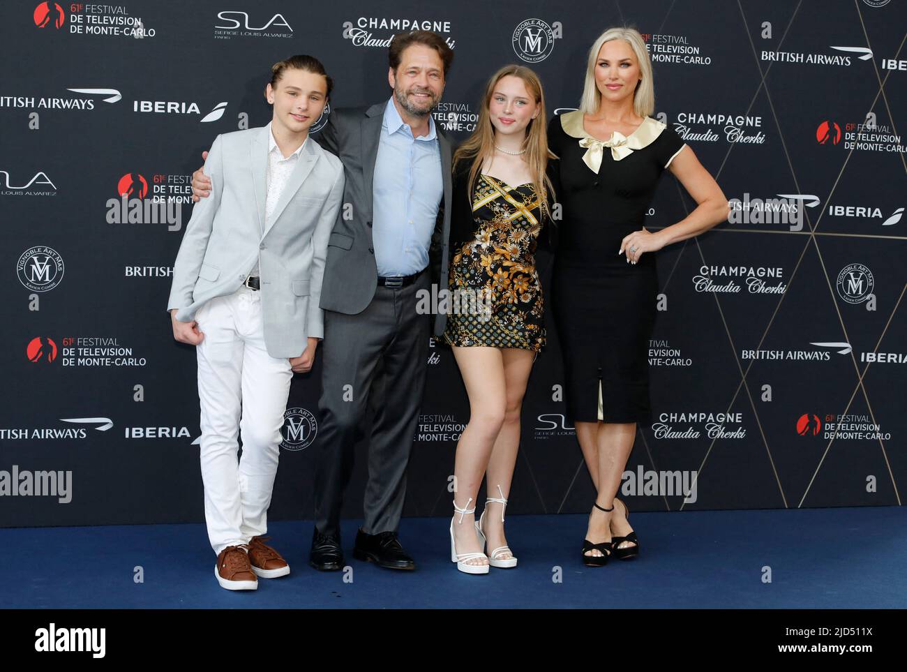 Monaco. 17th June, 2022. Jason Priestley during the opening ceremony of the  61st Monte Carlo TV Festival in Monte-Carlo, Monacoon June 17, 2022. Photo  by Patrick Aventurier/ABACAPRESS.COM Credit: Abaca Press/Alamy Live News