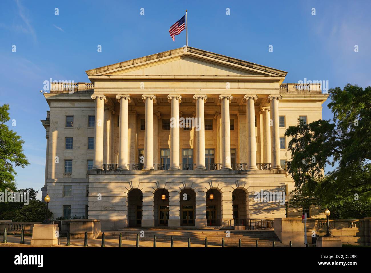 Longworth House Office Building in Washington, D.C., USA. Office building used by the United States House of Representatives. Stock Photo