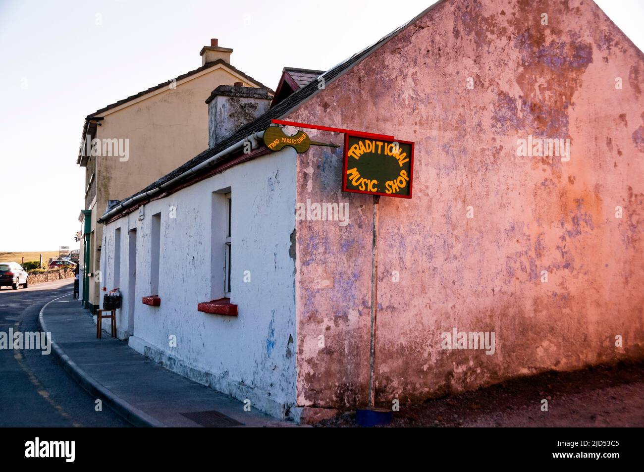 Traditional Music Shop on Fisher Street in Doolin, the music capital of