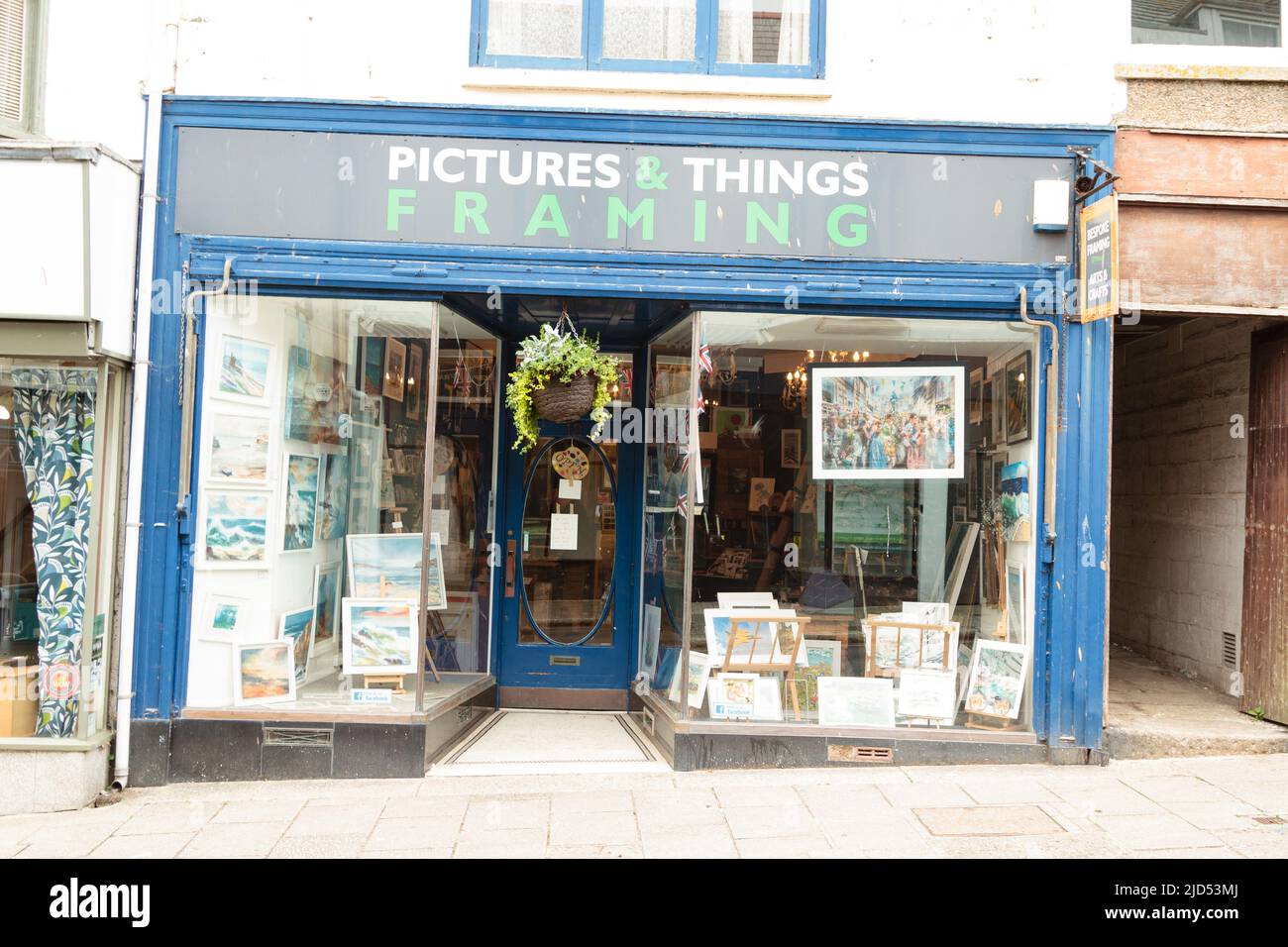 Retail outlets (Picture and Things Framing) in Meneage Street, Helston