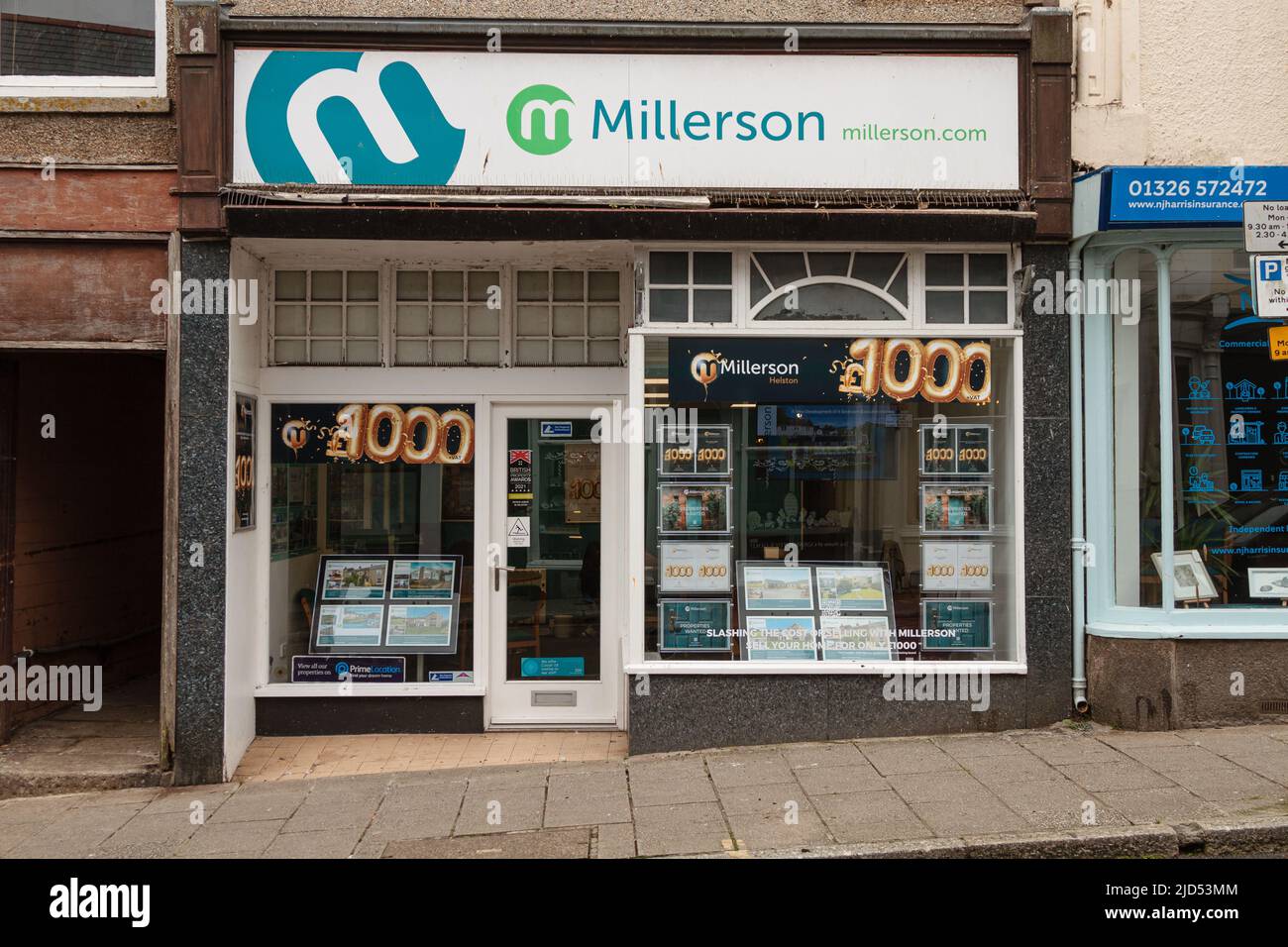 Retail outlets (Millerson) in Meneage Street, Helston, Cornwall