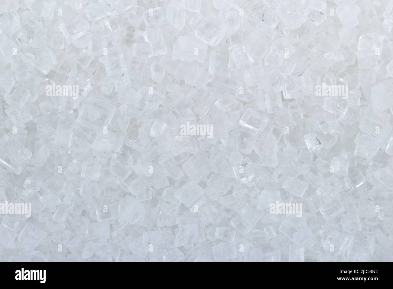 White sugar crystals texture background, close up shot Stock Photo Alamy