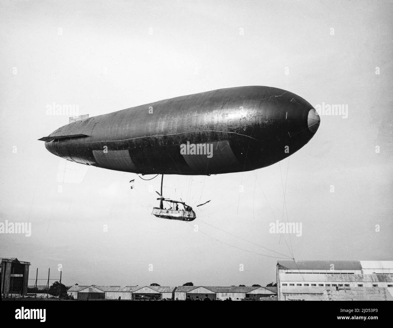 'Delta' was a British Airship built initially for The British Army and later acquired by The Royal Navy. Stock Photo