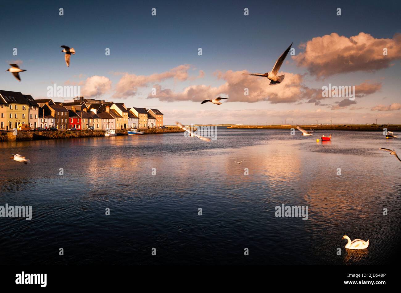 River Corrib Quay in Galway, Ireland Stock Photo - Alamy