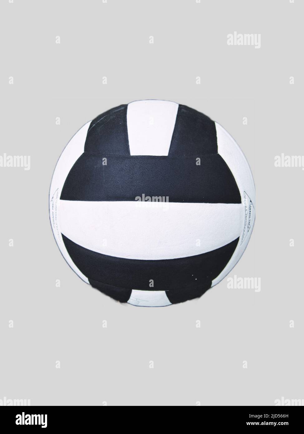 Black and White Volleyball with Simple Plain Background Stock Photo - Alamy