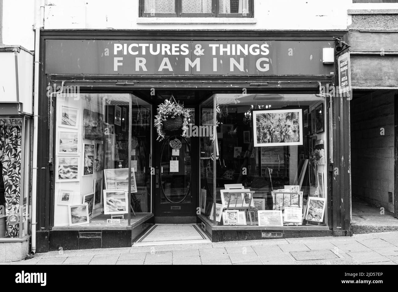 Retail outlets (Picture and Things Framing) in Meneage Street, Helston