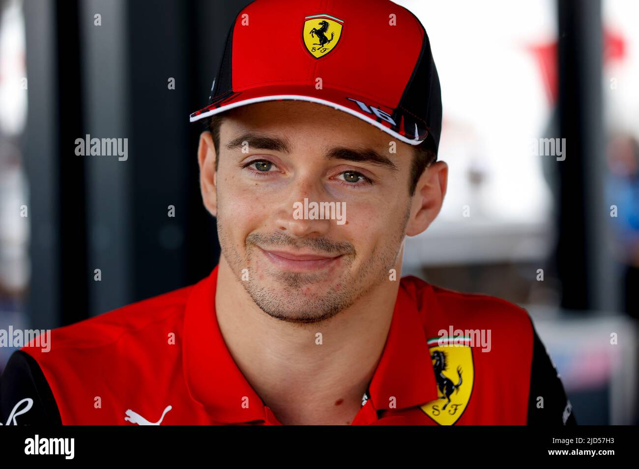 LECLERC Charles (mco), Scuderia Ferrari F1-75, portrait during the ...