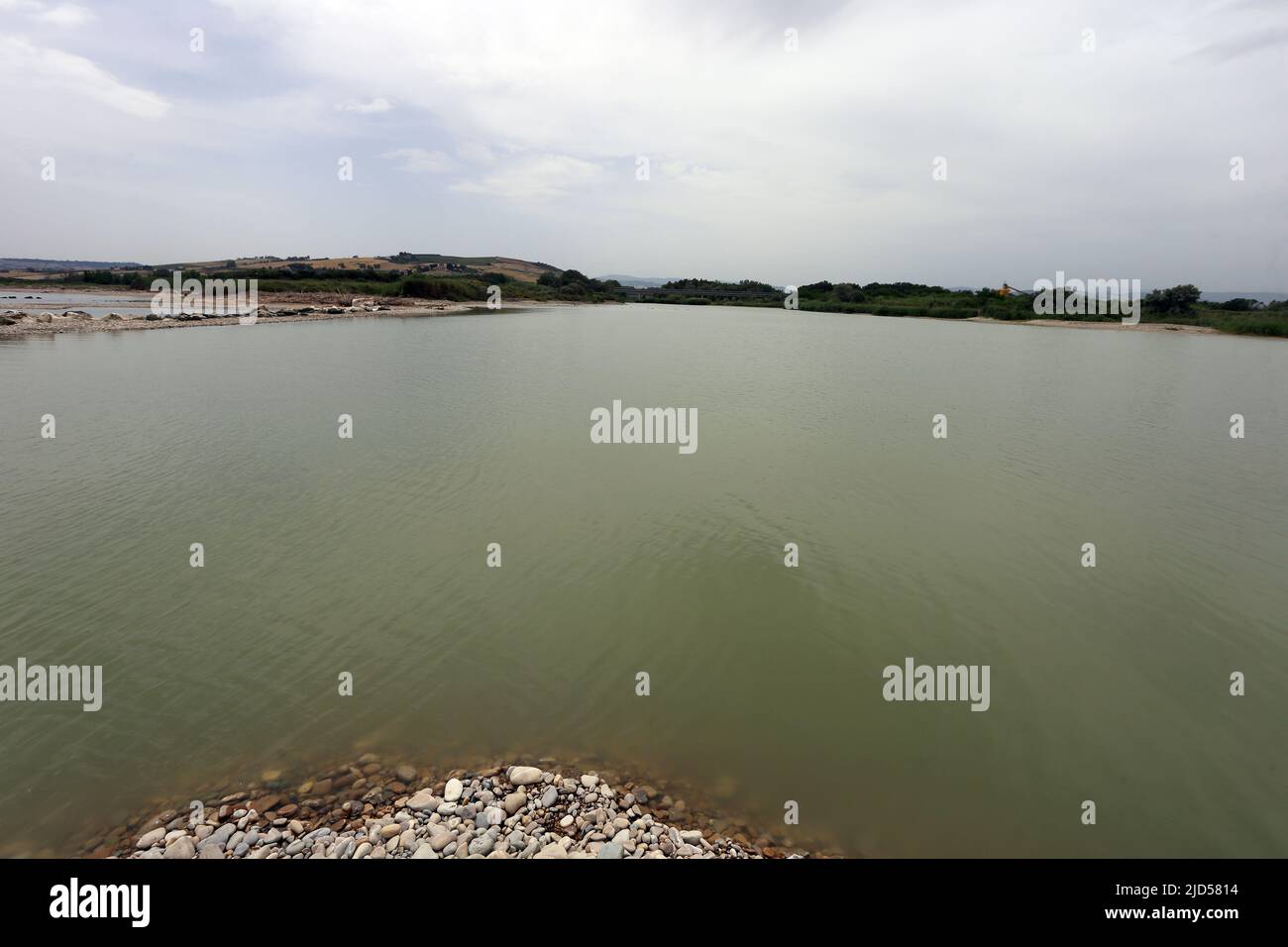foce di fiume a triangolo