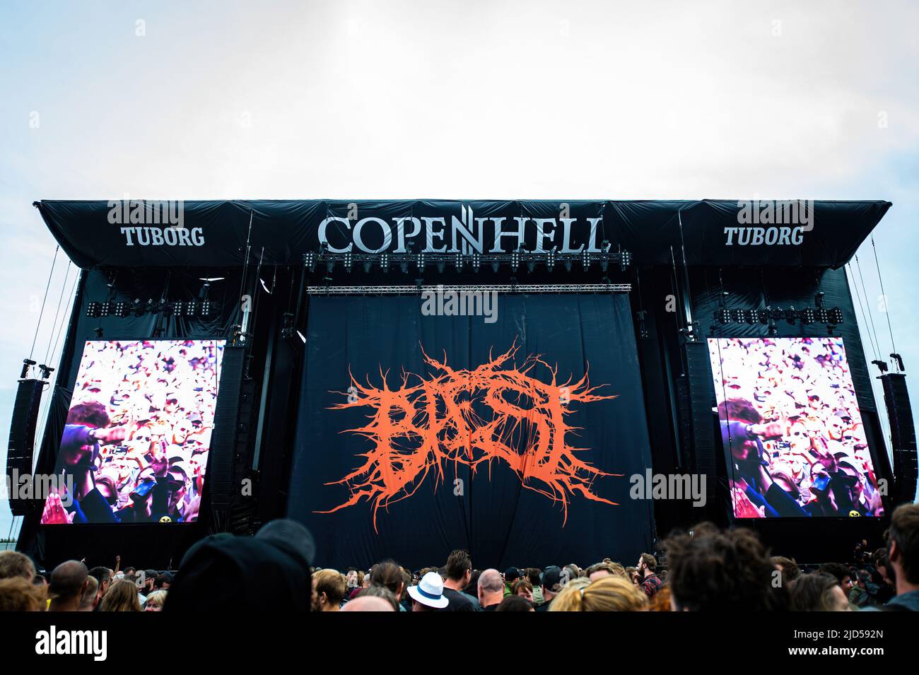 Copenhagen, Denmark. 17th June, 2022. The Danish death metal band Baest performs a live concert