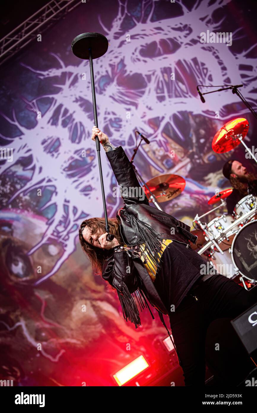 Copenhagen, Denmark. 17th June, 2022. The Danish death metal band Baest