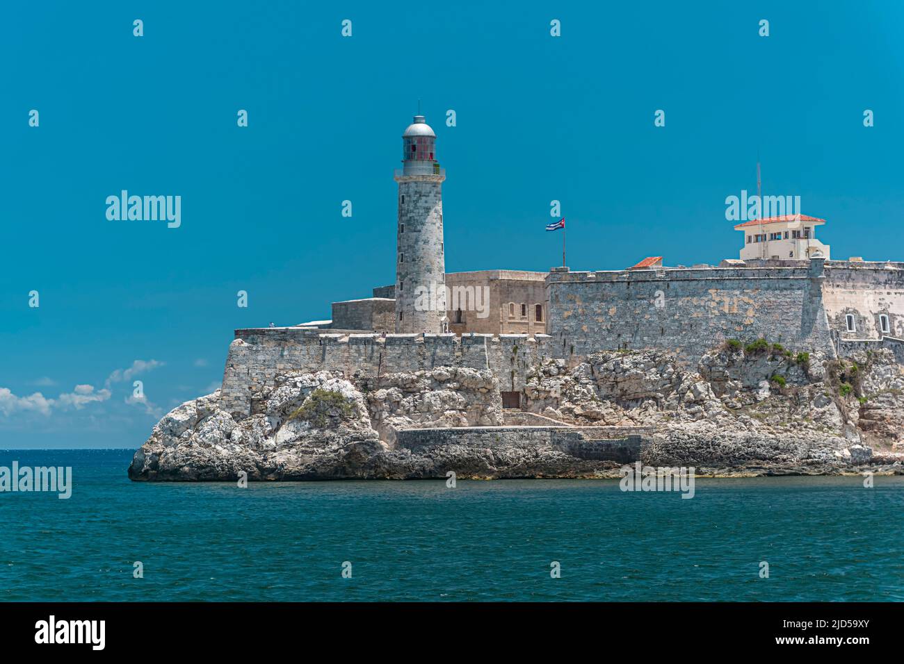 El Morro on a sunny day, Havana, Cuba - Castillo de los Tre…