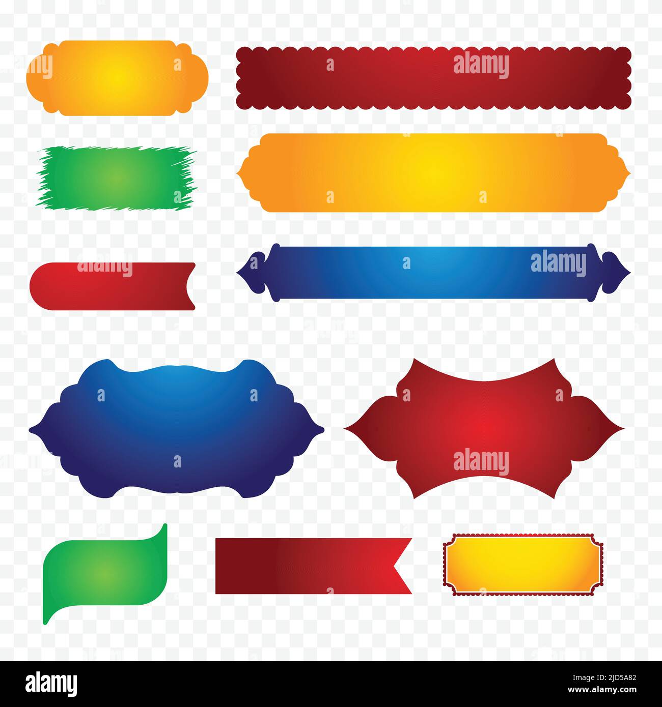 Vector colorful decorative frames set Stock Vector Image & Art - Alamy