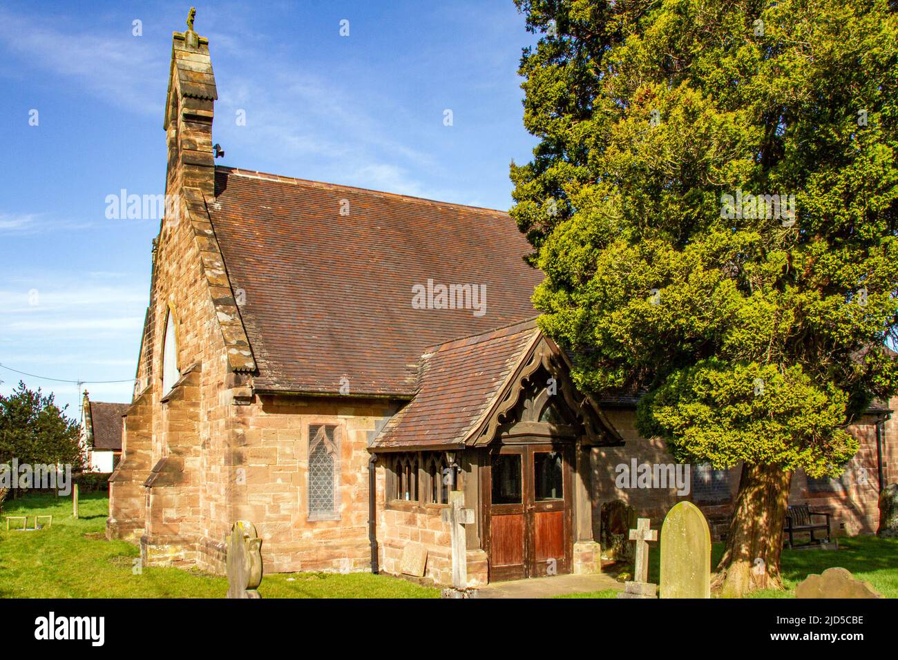 St Pauls church Croxton Staffordshire Stock Photo