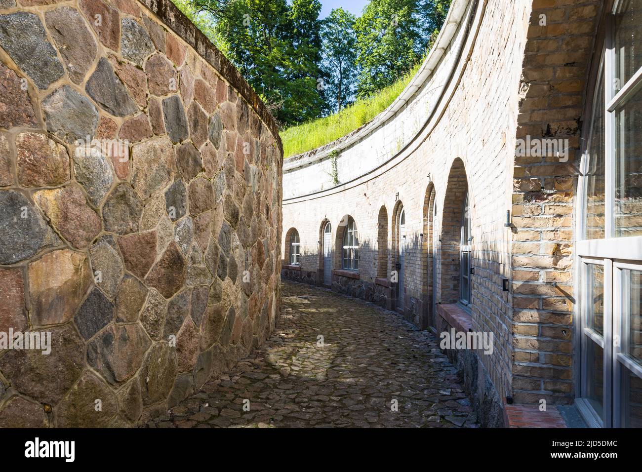 Boyen Fortress. Former Prussian fortress used during WWI and WWII. Gizycko, Poland, 11 June 2022 Stock Photo