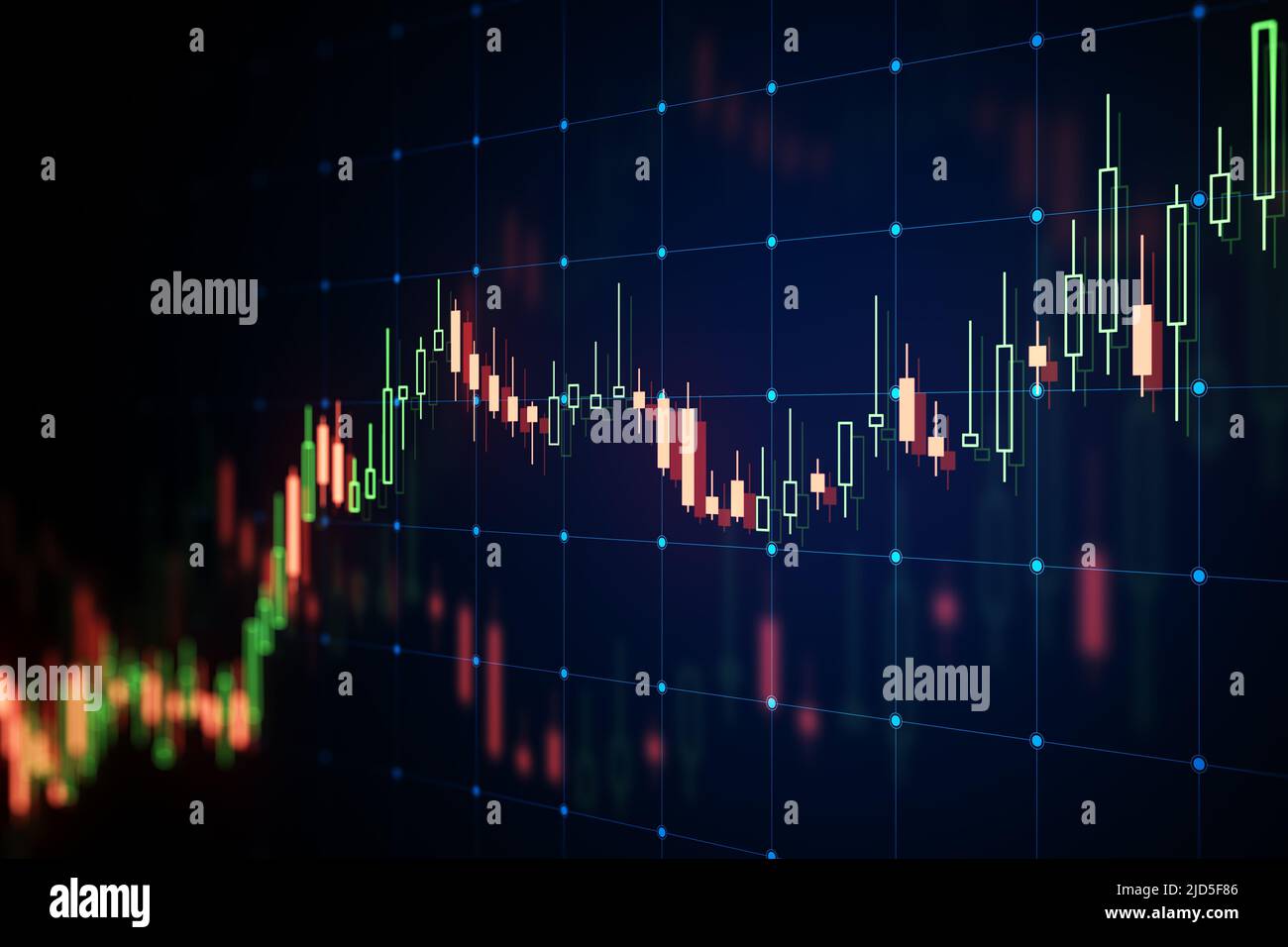 Forex Concept Candlestick Chart Red Green In Financial Market For Trading  On Black Color Background Stock Photo - Download Image Now - iStock