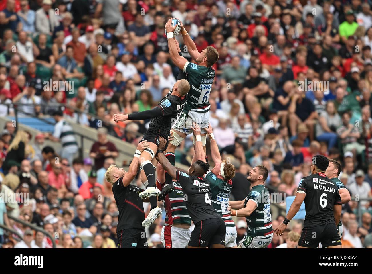 Hanro Liebenberg, captain of Leicester Tigers, during the