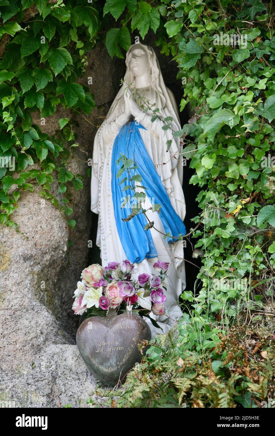 The Virgin Mary at the Grotto Stock Photo Alamy