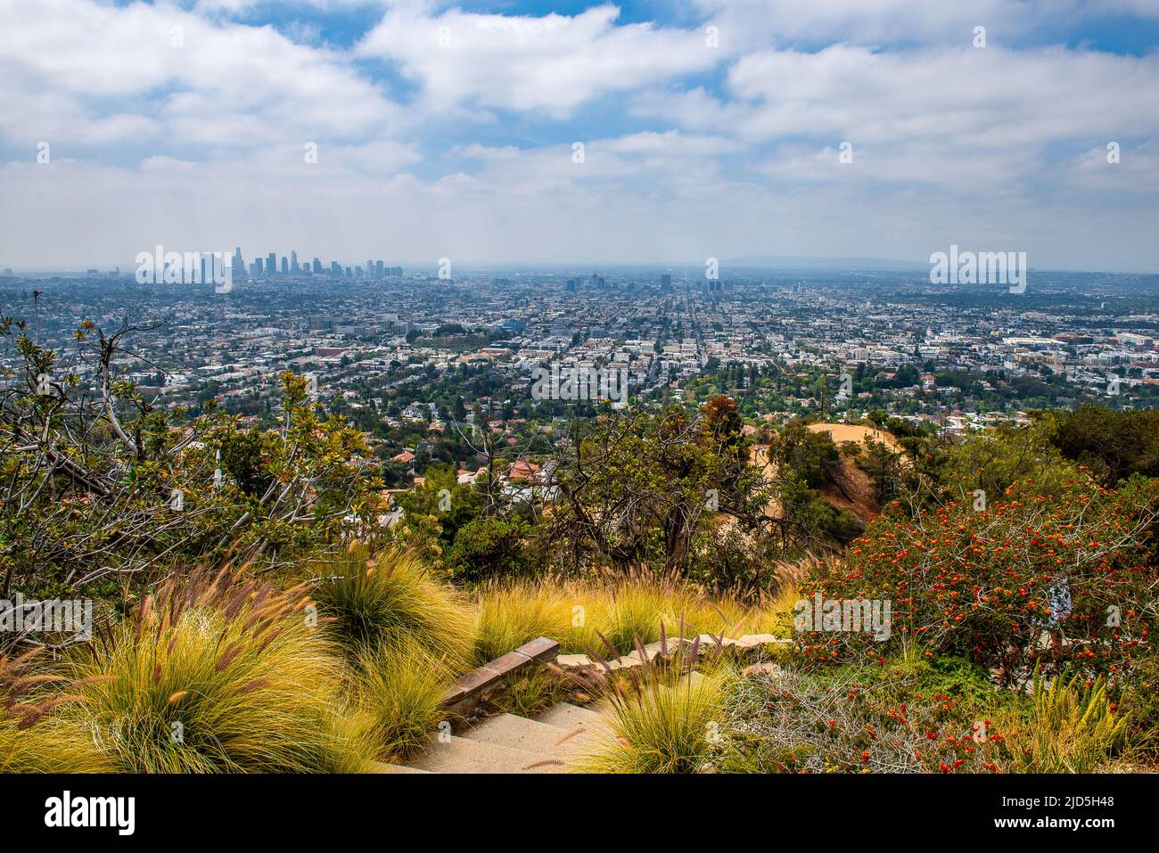 Los Angeles from above. Stock Photo