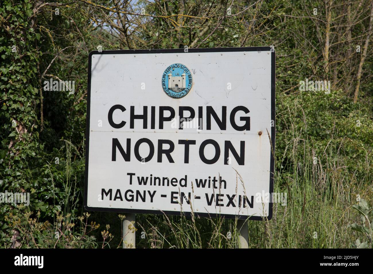 Chipping Norton sign Stock Photo Alamy