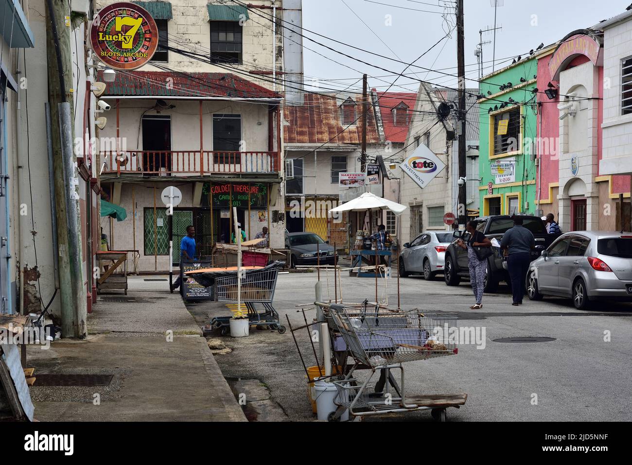 Barbados bridgetown town hi-res stock photography and images - Alamy