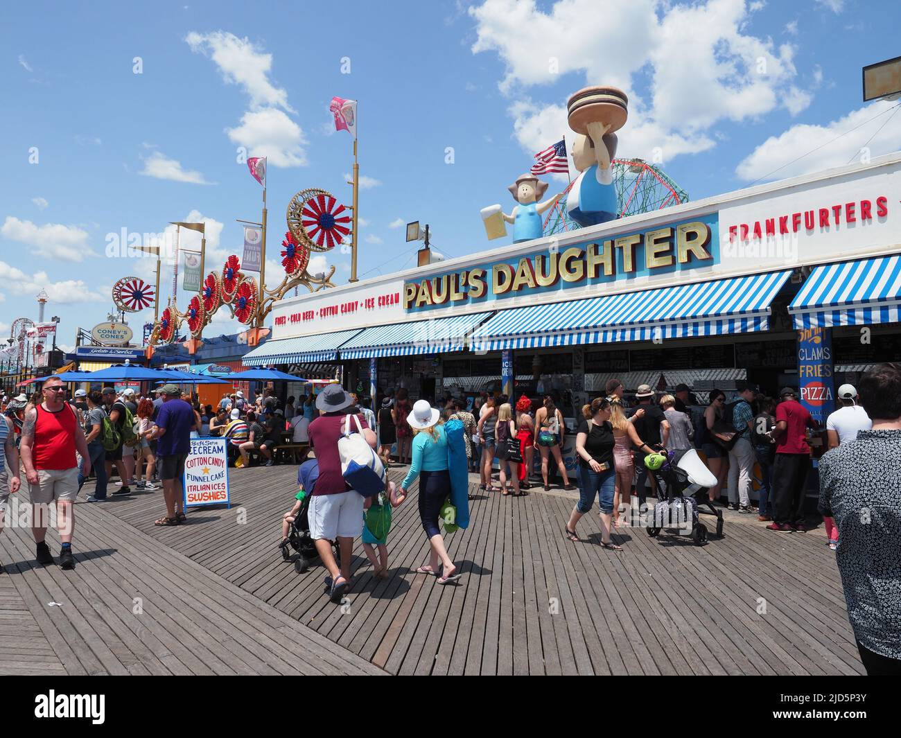 Image of Paul's Daughter on Coney Island Stock Photo Alamy