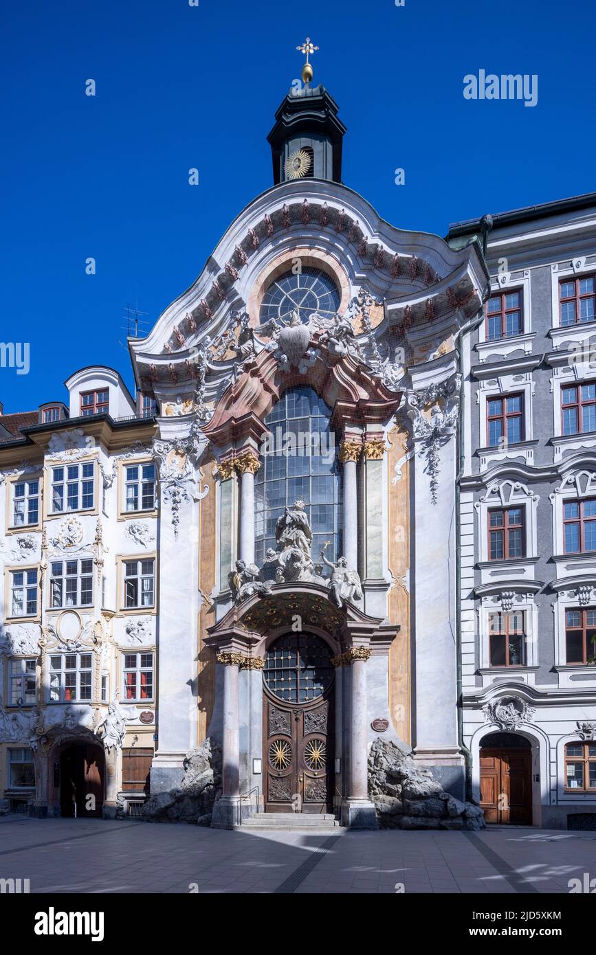 St Johann Nepomuk Church or Asamkirche, Munich, Germany Stock Photo
