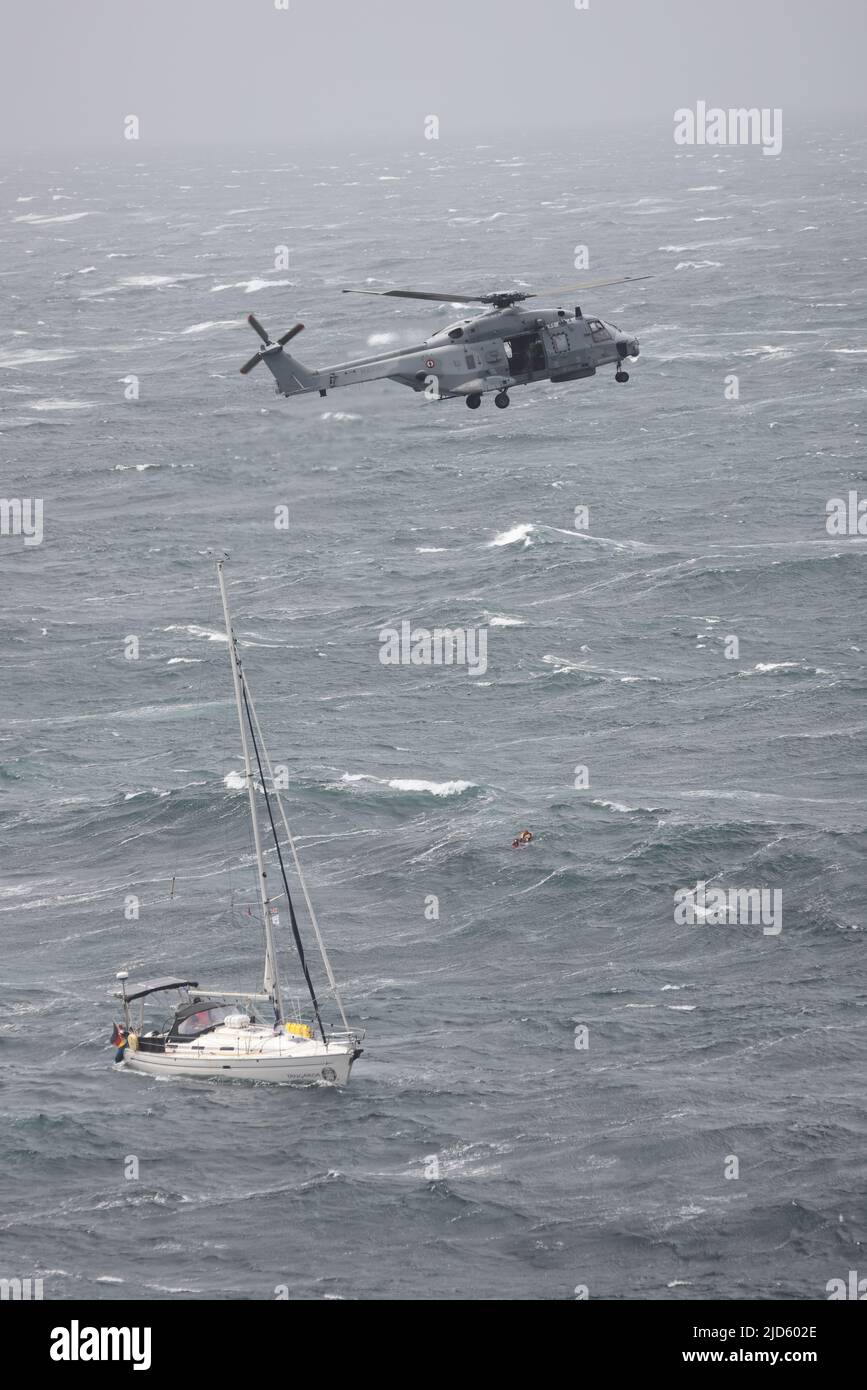 The Bay of Biscay, Spain. 18th June 2022. 18th June 2022 Cunard's Queen Victoria cruise ship
