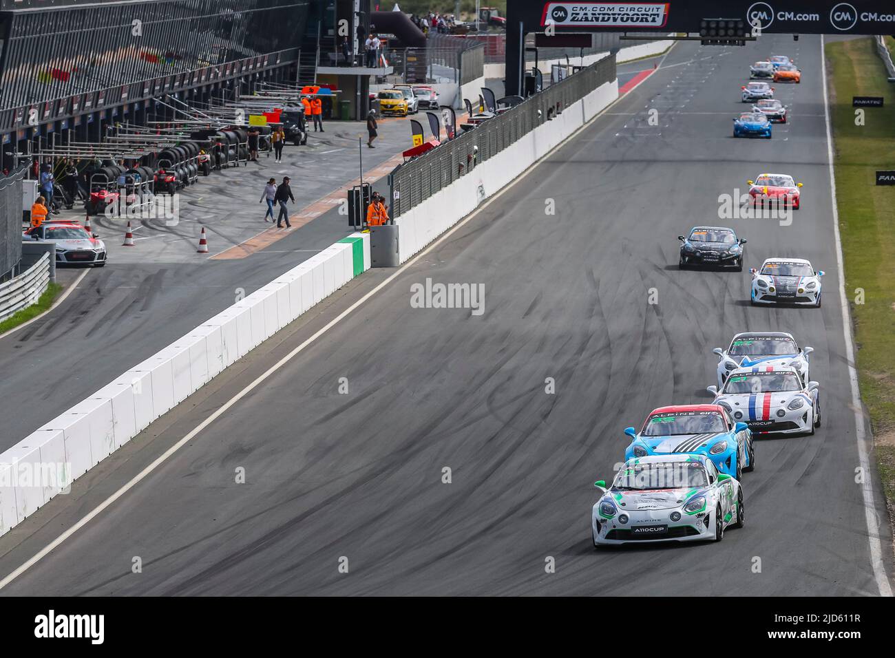 11 BRUN Romain (fra), Code Racing Development, Alpine A110 CUP, action ...