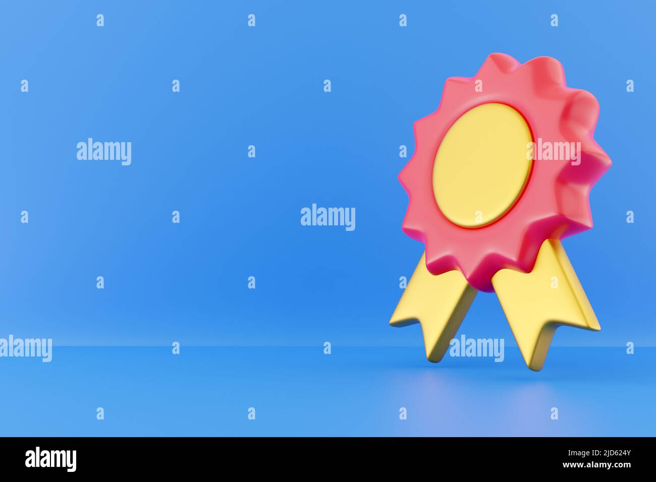 3d render medal with star. 3d rendering medal with star. 3d render ...